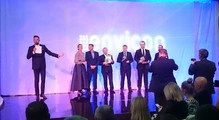 Wręczenie nagród laureatom V edycji konkursu Ekoodpowiedzialni w biznesie podczas uroczystej Gali Międzynarodowego Kongresu Ochrony Środowiska ENVICON, Poznań — 27-30 października 2015 r. 